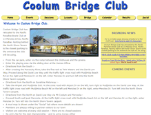 Tablet Screenshot of coolumbridgeclub.com